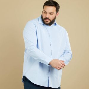 👔 Мъжка класическа риза с дълъг ръкав – до 10XL