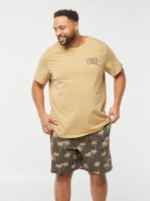 Голям размер мъжка пижама от 2 части