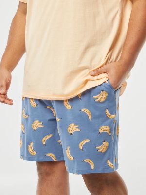 Голям размер мъжка пижама от 2 части