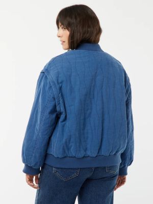 Капитонирано памучно яке с махащи се ръкави