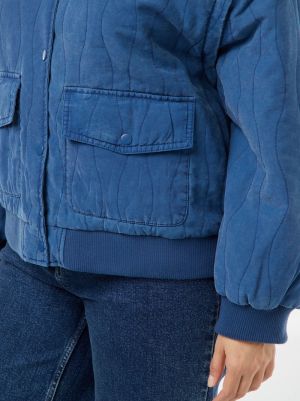 Капитонирано памучно яке с махащи се ръкави