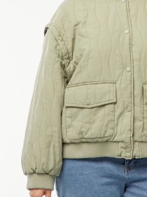 Капитонирано памучно яке с махащи се ръкави