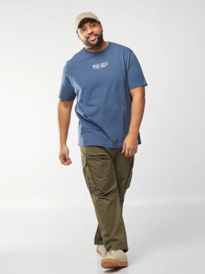 Голям размер мъжки карго панталон