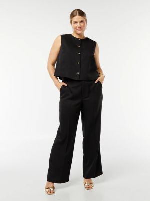 Голям размер дамска жилетка без ръкави