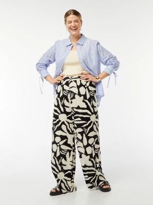 Широк дамски панталон макси размер