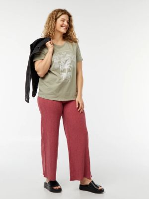 Голям размер дамска тениска 100% памук