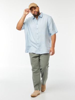 Мъжка  лененa риза голям размер