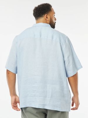 Мъжка  лененa риза голям размер