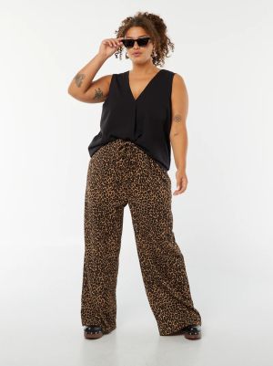 Голям размер дамска туника без ръкави