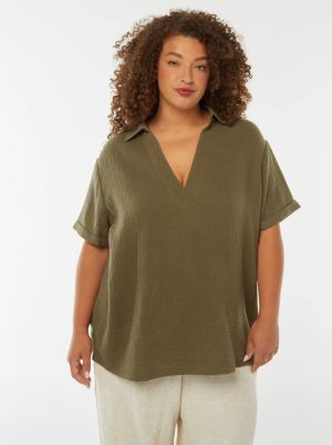 Голям размер дамска туника