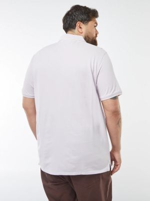 Голям номер мъжка блуза с къс ръкав