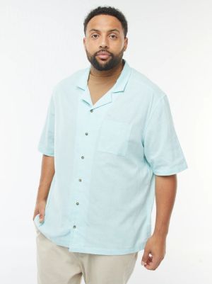 Мъжка  лененa риза голям размер