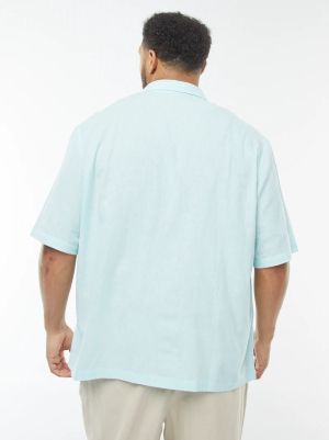 Мъжка  лененa риза голям размер