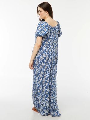 Дълга рокля с деколте Бардо 