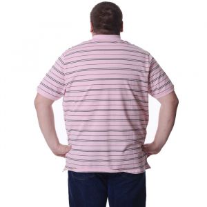 Мъжка блуза с поло яка голям размер