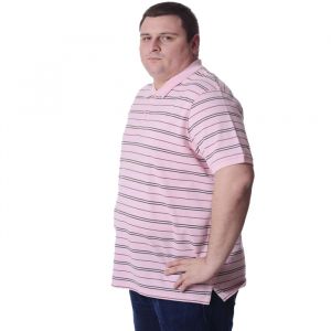 Мъжка блуза с поло яка голям размер