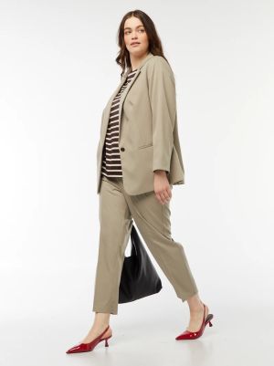 Дамски панталон макси размер тип "Цигара"