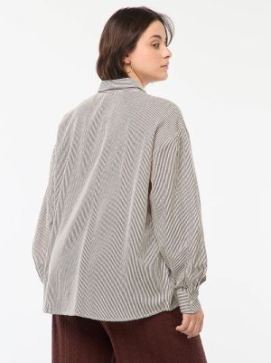 Дамска ленена риза голям размер