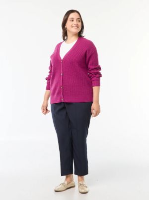 Голям  размер дамска жиелетка с копчета