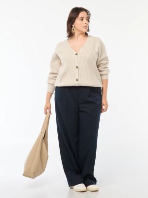 Голям  размер дамска жиелетка с копчета