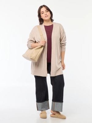 Лека дамска жилетка голям размер