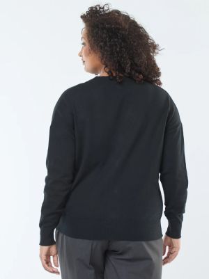 Лека жилетка с V-образно деколте с копчета