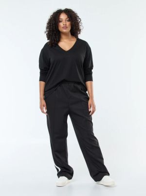 Памучна блуза с 3/4 ръкав