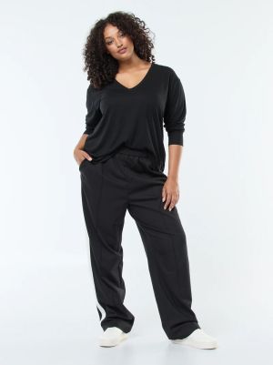 Памучна блуза с 3/4 ръкав