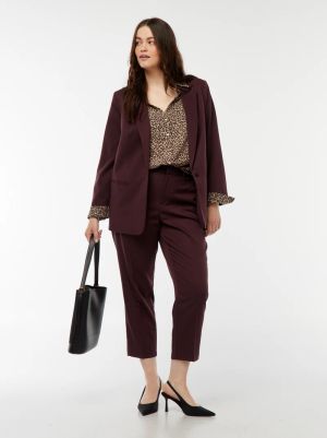 Голям размер дамска риза с креп ефект