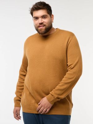 Голям размер мъжки пуловер