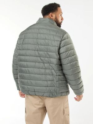 Леко, пухено яке с висока яка