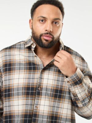 Карирана риза с дълъг ръкав