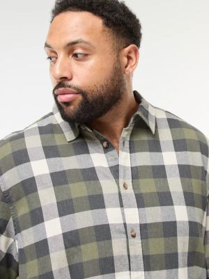 Карирана риза с дълъг ръкав