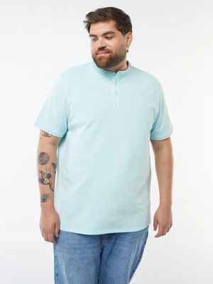 Mъжка блуза с мандарин яка