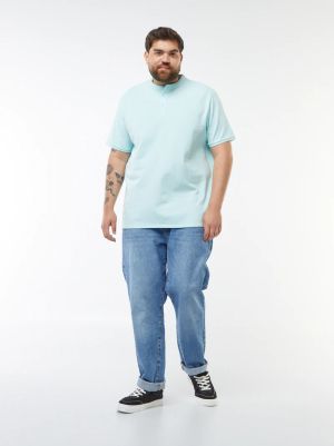 Mъжка блуза с мандарин яка