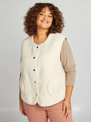 Голям размер дамски шерпа елек – до 6XL