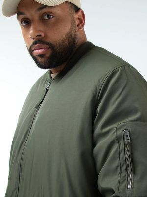 Голям размер мъжко яке тип Бомбър