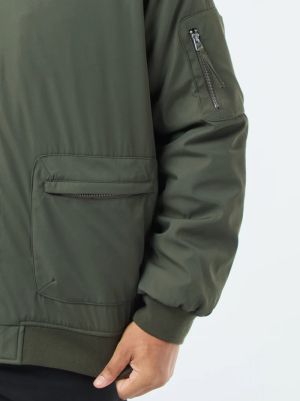 Голям размер мъжко яке тип Бомбър