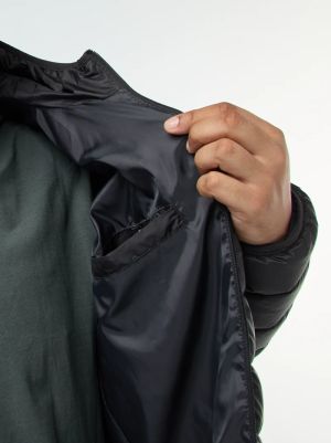 Леко ватирано пухено яке с качулка