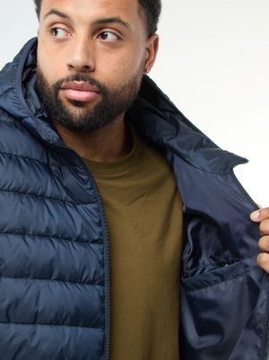 Леко ватирано пухено яке с качулка