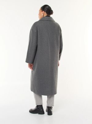Дълго палто с двуредно зaкопчаване