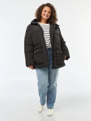 Капитонирано пухено яке със средна дължина