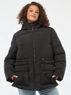 Капитонирано пухено яке със средна дължина