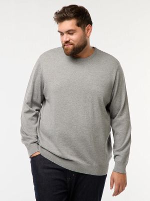 Мъжки пуловер обло деколте 