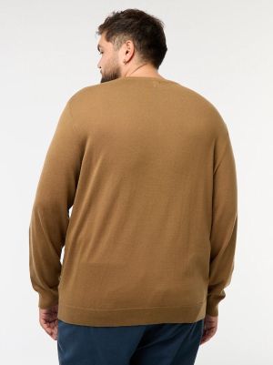 Мъжки пуловер обло деколте 