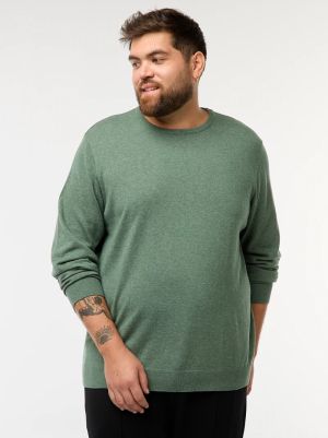 Мъжки пуловер обло деколте 