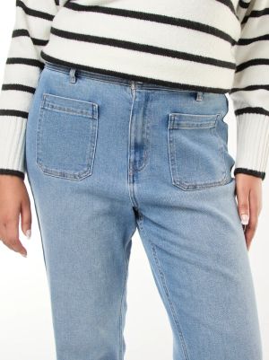 Голям размер дамски дънки