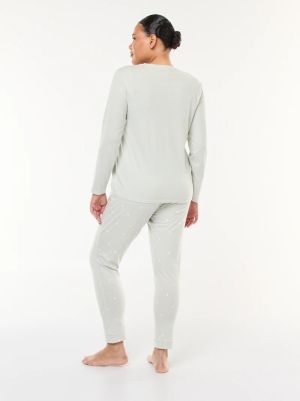 Комплект дамска пижама от две части