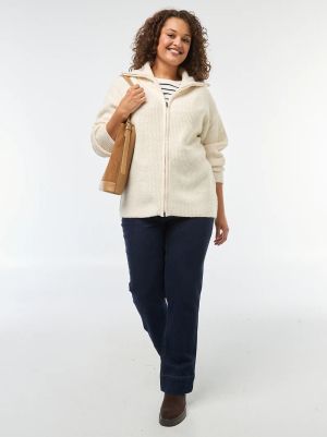 Голям  размер дамска жиелетка с цип