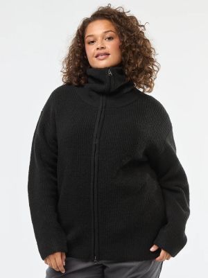 Голям  размер дамска жиелетка с цип